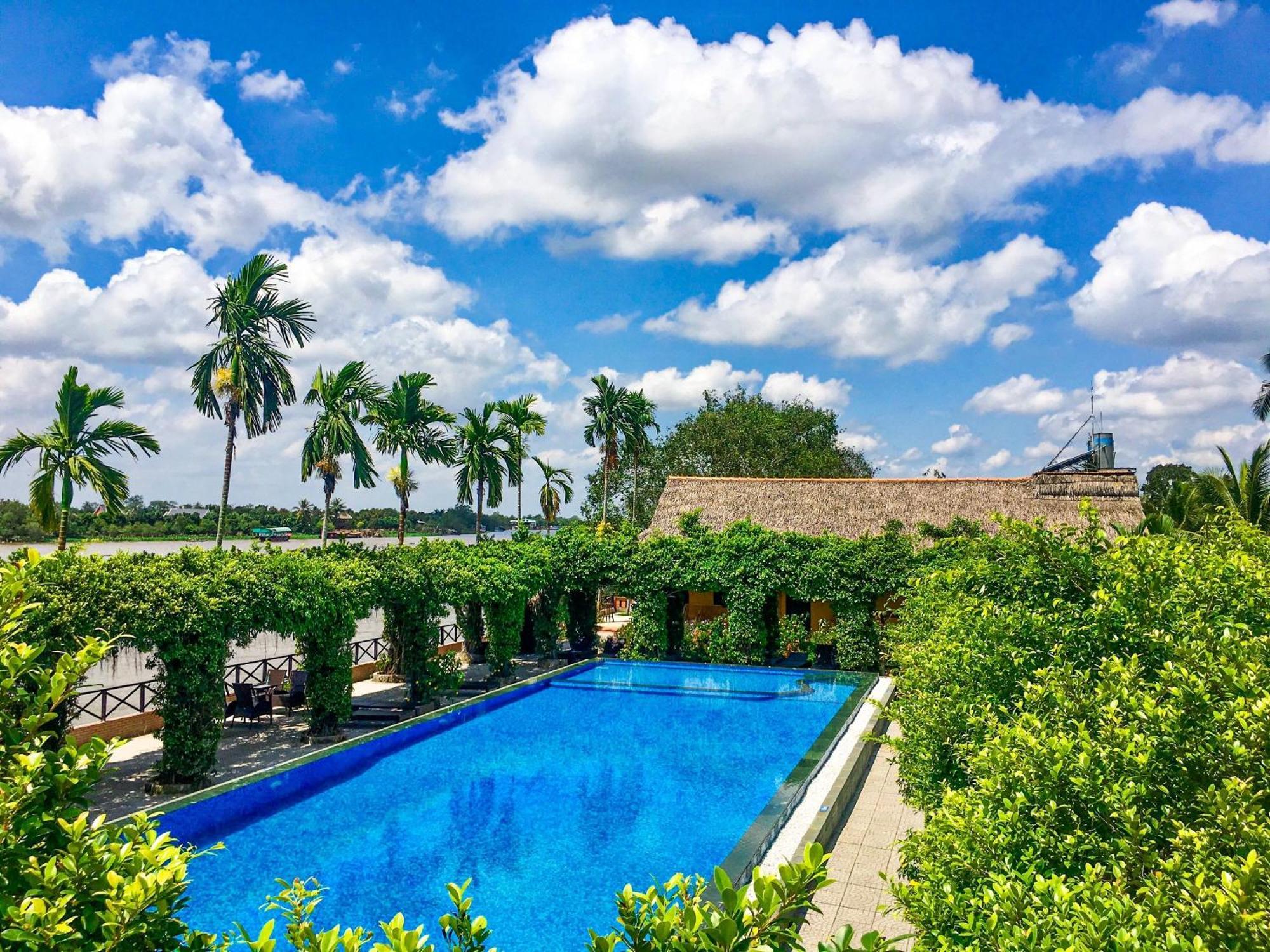 Mekong Lodge Resort Cai Be Bagian luar foto